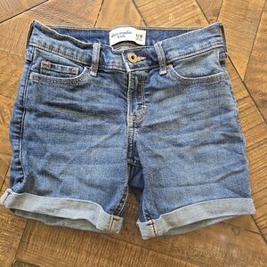 Abercrombie Kids Classic Blue Jean Shorts